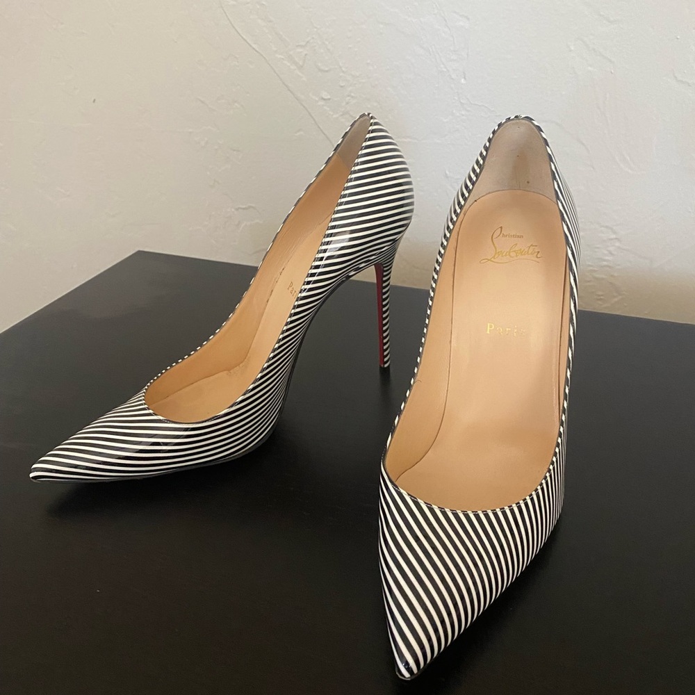 Striped louboutins